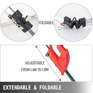 VEVOR Ponceuse Orbitale Filaire 850W, Ponceuse Excentrique Filaire à LED 13 ponceuse orbitale