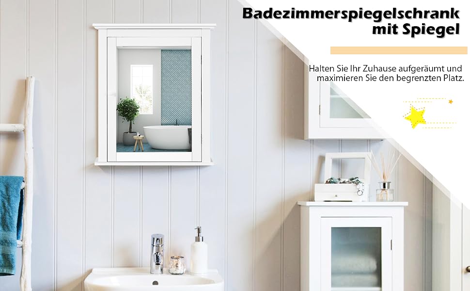 Spiegelschrank Schrank Badezimmerschrank Badezimmer Spiegel schrank Wandschrank Badezimmer Schrank