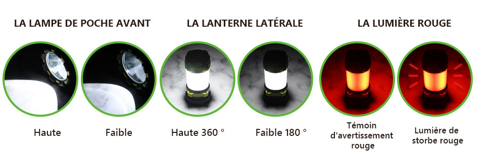 Lámpara LED de camping