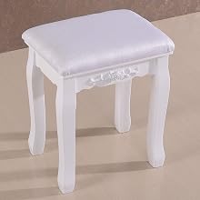 dressing table with stool