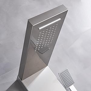 shower room panel wall mounted