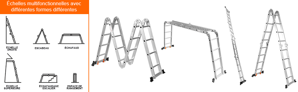 Echelles multifonctionnelles