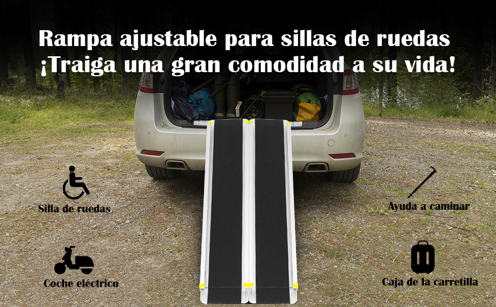 Rampa de carga COSTWAY