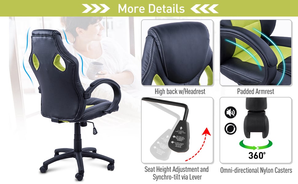 HOMCOM Racing Gaming Chair Swivel Home Office Gamer Desk Chair W/ Wheels, Green -Office Furniture Store AAHKMJXYDAFdJAOAIMEbOAchlkWZ0oakZn uVZ0mPidMNbILvCvspZ4oG3fPgIqc1P05C5SmPDKg0UZdk7akth5ABoomiadvwq5iqHs8pcfBHiX4lV5IFcNEja0O8k2YxlXCzI2LKzZ7tP1e5T7nbTE6xu0n rmtUsnq2eKQ2bzsOcjR6LzUkxQ 1B2e o48G s=