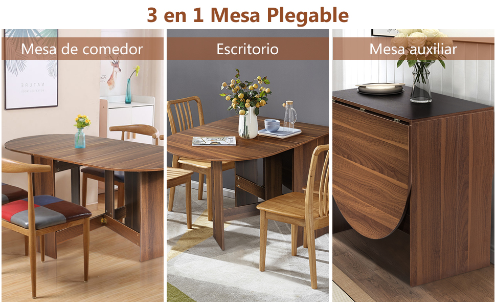 Mesa de Madera Plegable