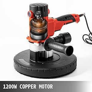 VEVOR Ponceuse Orbitale Filaire, Ponceuse Excentrique Filaire, Ponceuse Vibrante, 1200W 15 ponceuse orbitale filaire