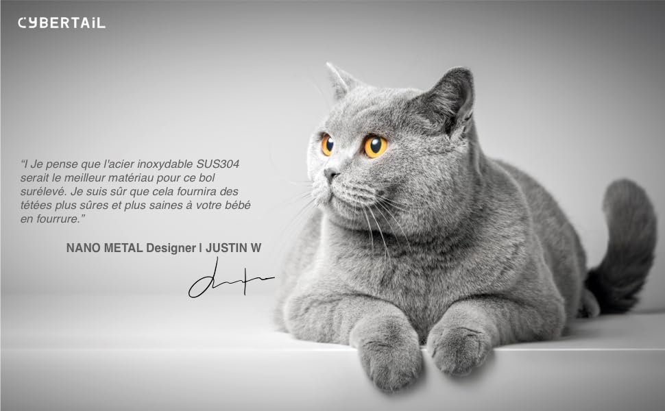 Gamelles pour eau pour chat et chien Gamelles pour chat et chien en acier inoxydable