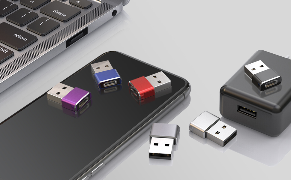 usb c female to male adapter