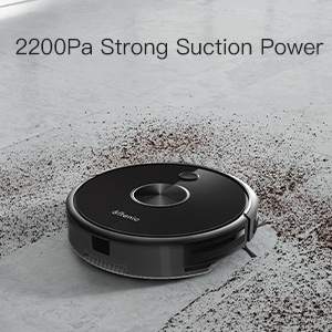 robot vacuum cleaner 2200Pa Strong Suction