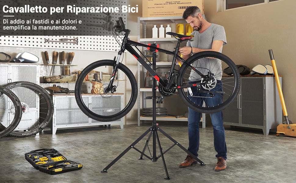 bicicletta con ripiano