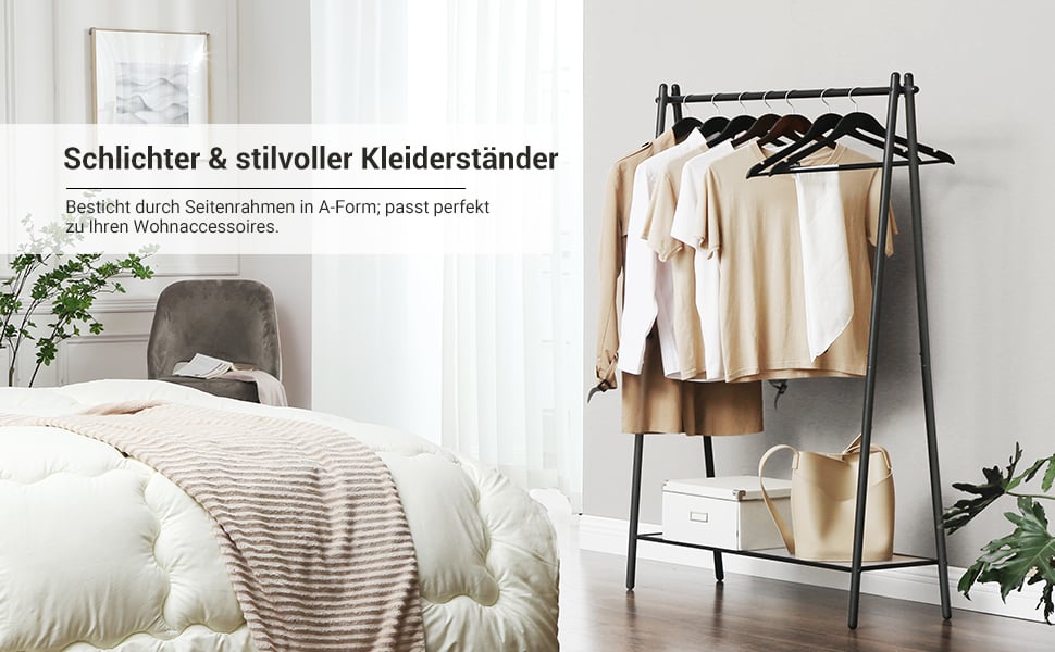 KleiderstÃ¤nder aus Eisen HSR23BK