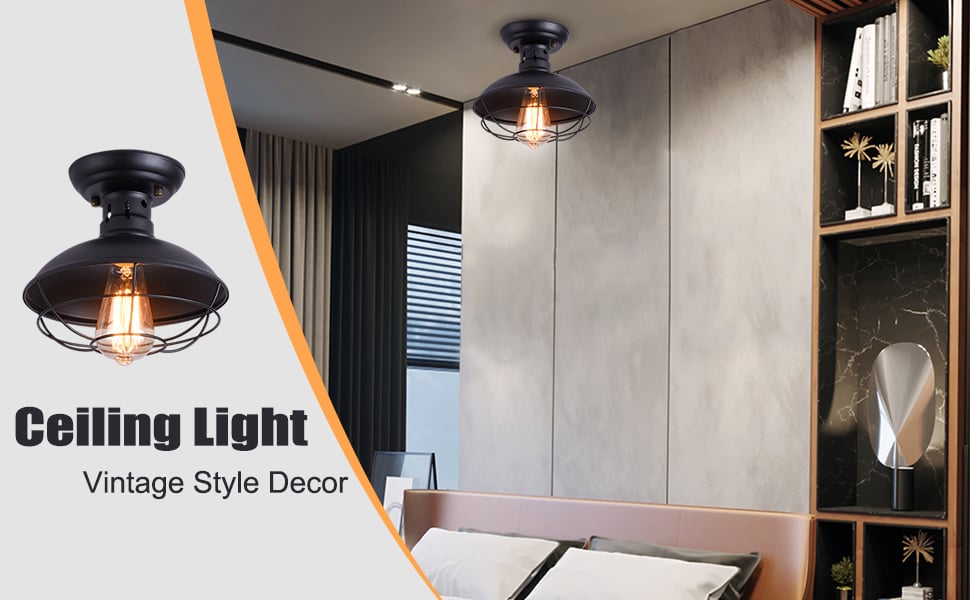 semi flush mount ceiling light