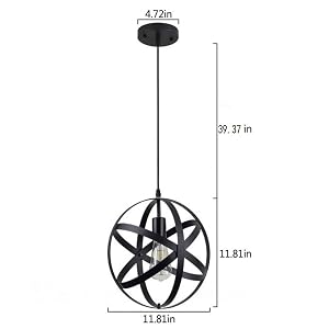 Lampadario a Sospensione in metal 