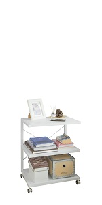 Sobuy - SoBuy FBT106-W Support Imprimante Roulant Bureau Mobile Caisson  Meuble de Rangement Bureau avec tiroir et porte Blanc - Chevet - Rue du  Commerce