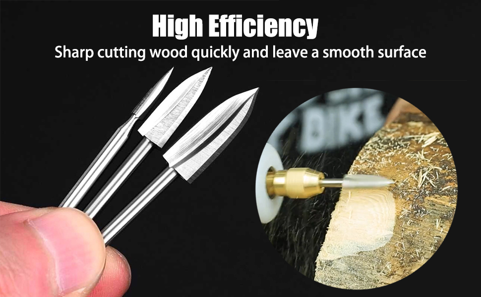 Cuchillo para tallar madera, grabado, accesorios giratorios, taladro giratorio, herramienta de grabado, brocas de grabado