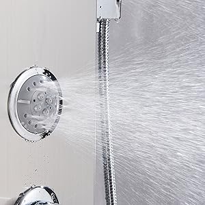 shower panel massage spray