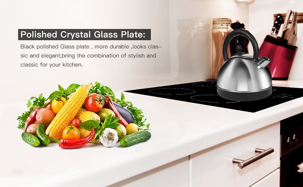 Polished Crystal Glass Plate: