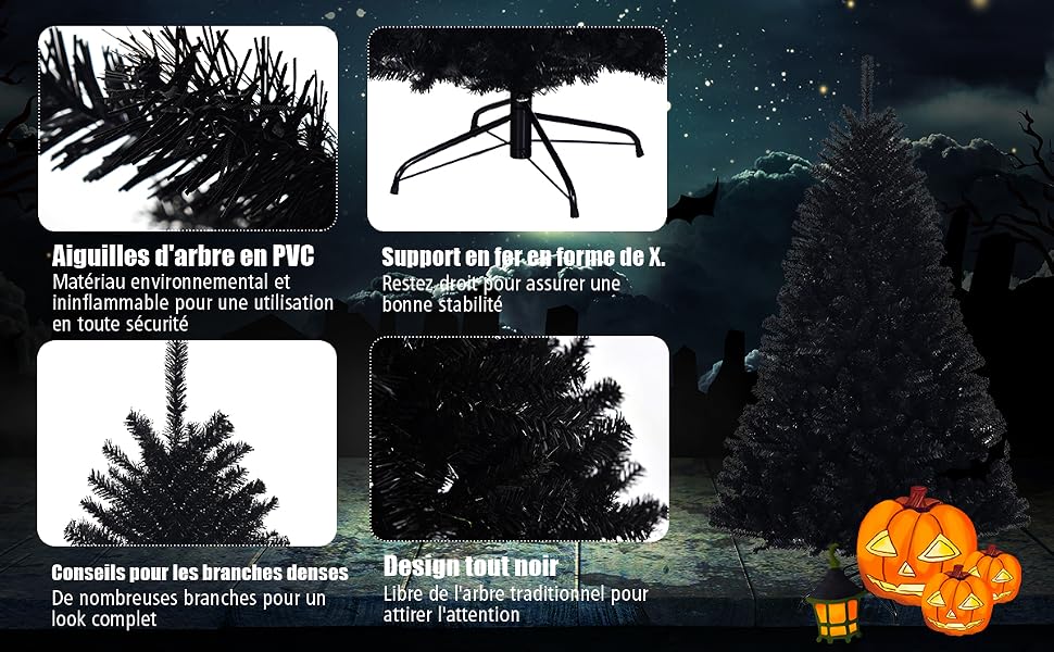 Aiguilles d'arbre en PVC