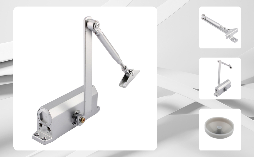 35-60 kg - Ouvre-porte hydraulique - Position domestique - Ressort de fermeture