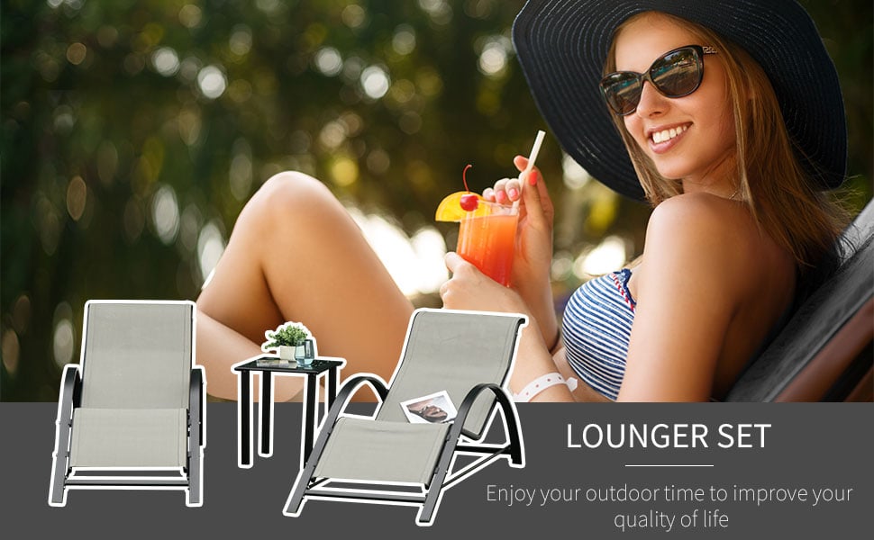 Outsunny 3 Pieces Lounge Chair Set Garden Sunbathing Chair W/ Table Grey -Outdoor Furniture Store AAHKMJXYDAFdJAOAIMEbOAchlkWZ0oakZn uVZ0mPidMNbILvCvspZ4oG3fPgIqc1P05C5SmPDKg0UZdk7akth5APtO1tN l MnIu2iMNUO6xuvv2F8P4ndaXfE7N