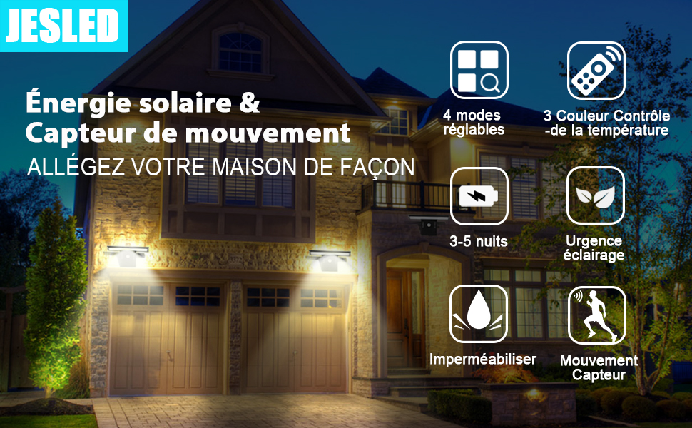 Énergie solaire & Capteur de mouvement