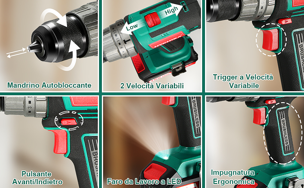 Trapano Avvitatore Brushless