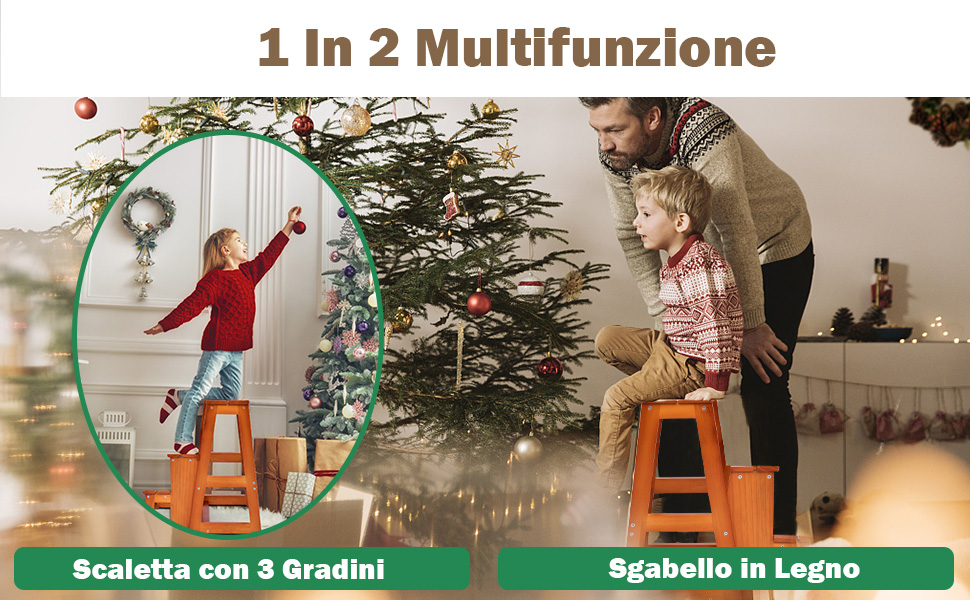 Sgabello Scala Pieghevole