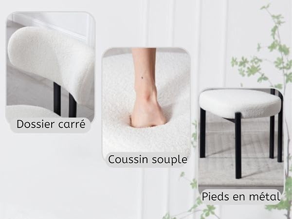 chaise salle a manger pied noir