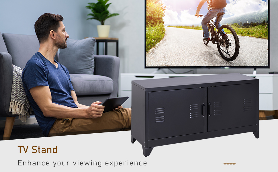 HOMCOM 2 Tier Coffee Table Accent End Console Table Bottom Shelf Storage -Living Room Furniture Store