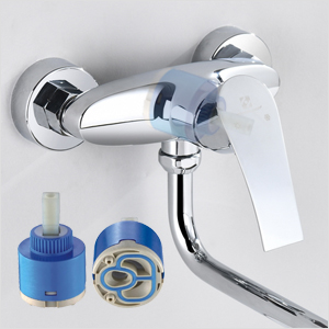 Wandarmatur Küche Armatur Wandmontage Wasserhahn Mischbatterie