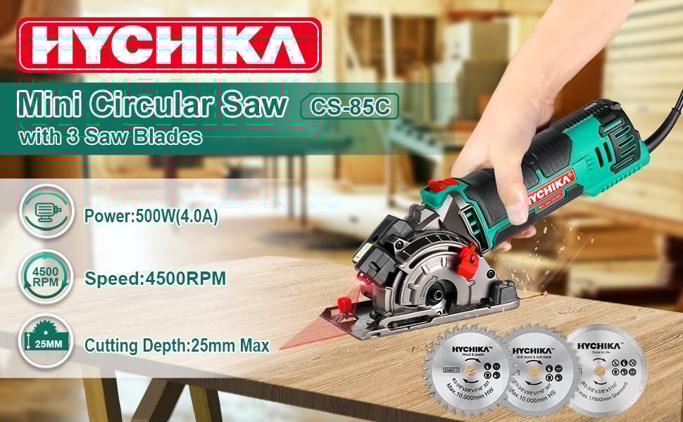 Mini circular saw hychika discount