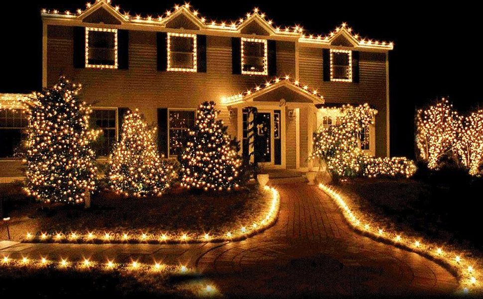 outdoor fairy string lights