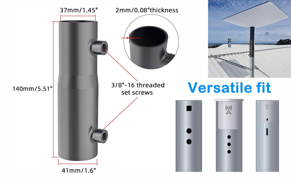 Pipe Adapter for Starlink