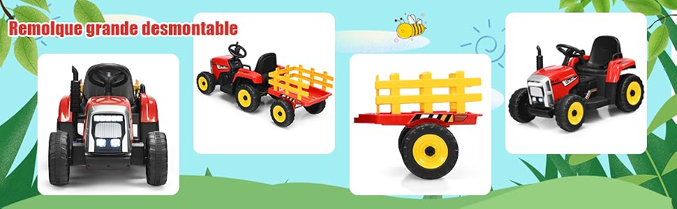 Tractor con remolque
