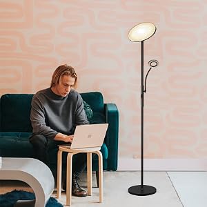 Lampadaire bureau avec lampe de lecture