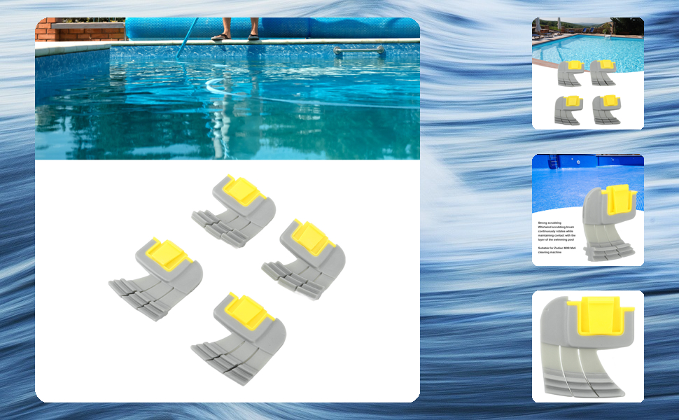 4pcs Cyclonic Scrubbing Brushes 