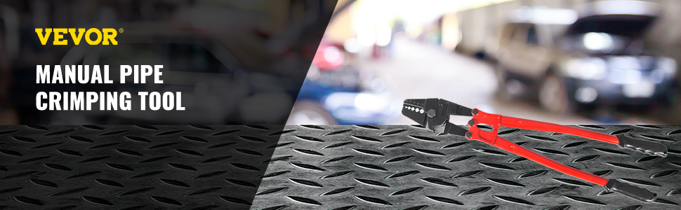 VEVOR Pince à Sertir Hydraulique 24", Pince Coupe Cable Acier Allié, Pince à Sertir 5 Rainures Pour Manchon 1/16'', 3/32'', 1/8'', 5/32"et 3/16" 10 Pince à Sertir Hydraulique
