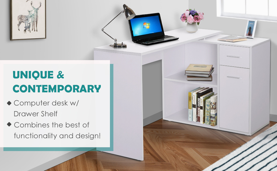 HOMCOM Corner Computer Desk 360° Rotating Dining Table W/ Storage Shelf White -Office Furniture Store AAHKMJXYDAFdJAOAIMEbOAchlkWZ0oakZn uVZ0mPidMNbILvCvspZ4oG3fPgIqc1P05C5SmPDKg0UZdk7akth5A ThEIA1JoA1 7quOlCKrZWweu WpPBEXEIkgo6nS31hYBsOmiV 8tae2cf7 3w vQYxcXK49jZC