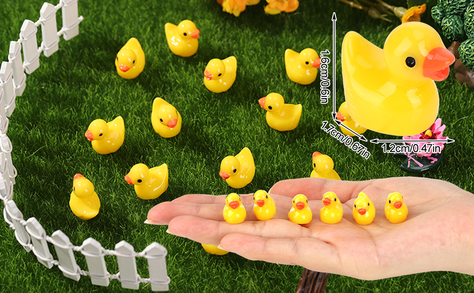 mini pato de plástico 100 pato de plástico pequeño pato de plástico mini figura