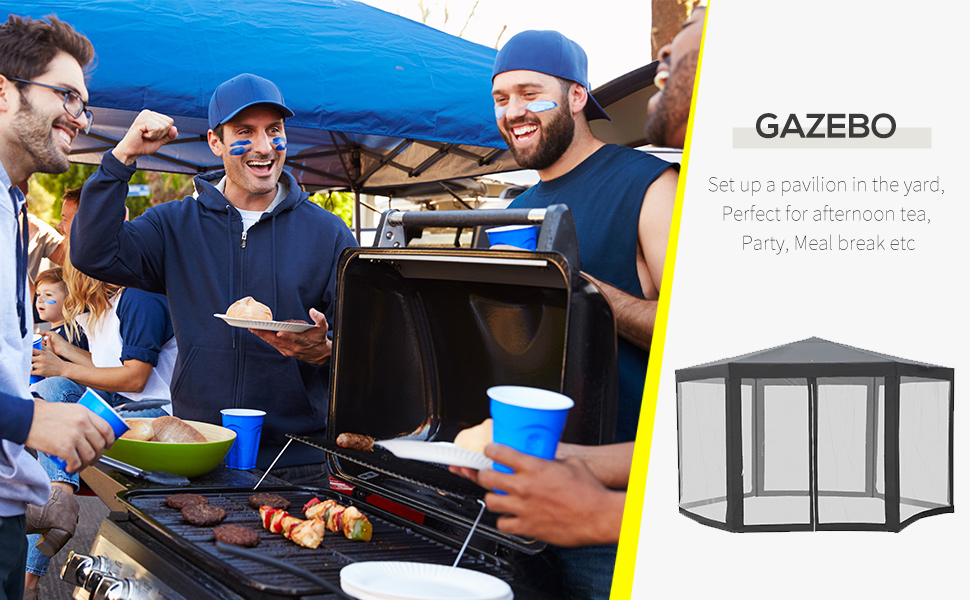 Outsunny Garden Hexagonal Gazebo Patio Outdoor Canopy Patio Party Tent Grey -Outdoor Furniture Store AAHKMJXYDAFdJAOAIMEbOAchlkWZ0oakZn uVZ0mPidMNbILvCvspZ4oG3fPgIqc1P05C5SmPDKg0UZdk7akth5AcRnKokI05vCRyG I77UTwj0PikfD48AoQu2DiLi7QqMJfG3NR2Hocs9aAXriCr Z7YrU89ancs2uigPRatqPOh6Z2dVYbzerzMnjZEiaGE=