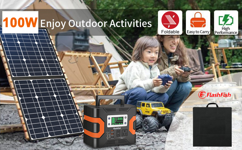 100W solar panel