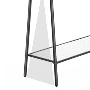 Kleiderständer aus Eisen HSR23BK