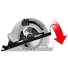 scie circulaire coupe bois sans fil électrique lame main guide parallèle outil outillage puissant