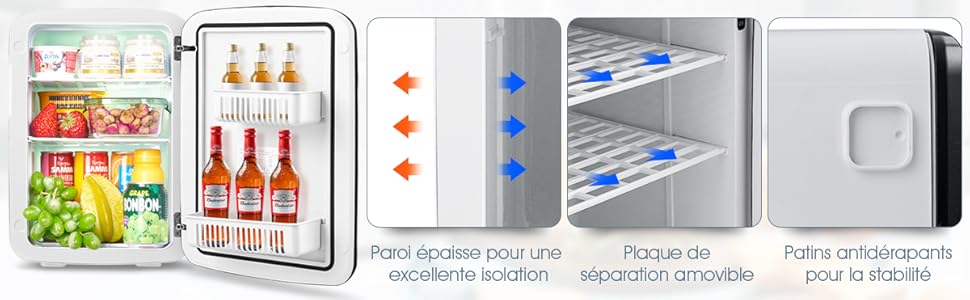 Paroi épaisse pour une excellente isolation