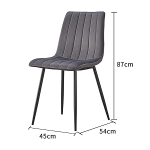 Chaises en velours