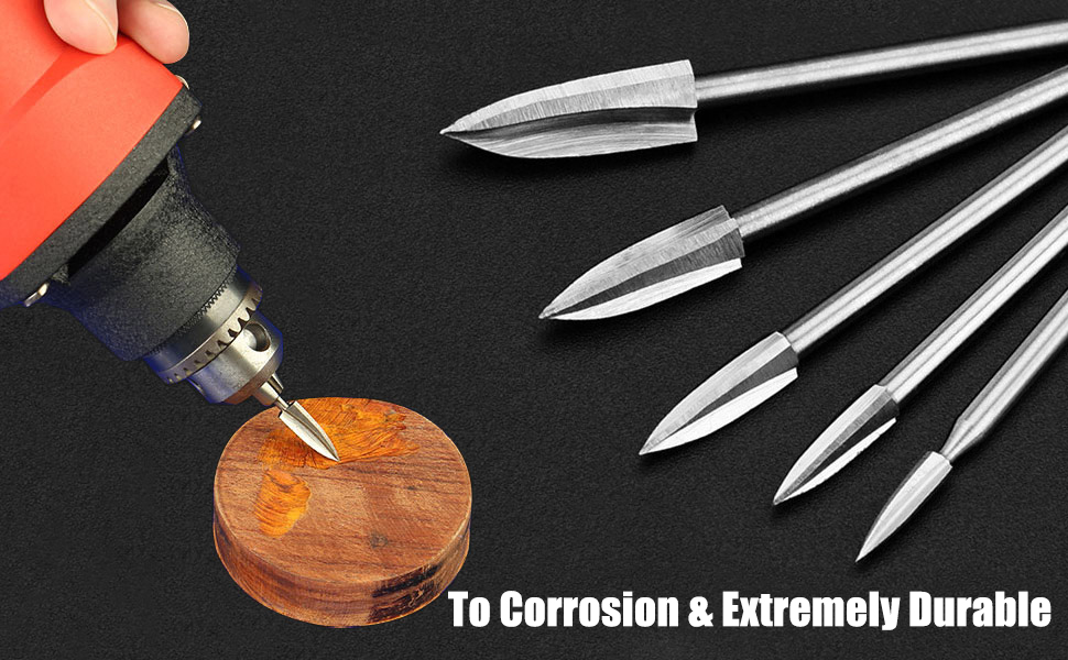 Accesorios de herramientas rotativas, herramientas eléctricas para tallar madera, brocas para tallar madera, cortador de madera, grabado 