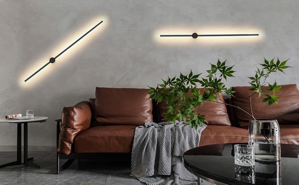 lange wandleuchte wohnzimmer