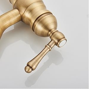 single level bathroom tap