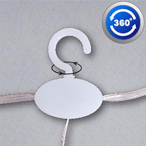Crochet rotatif à 360 degrés : 