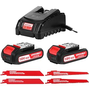 HYCHIKA sierra de sable electrica inalámbrica 18v